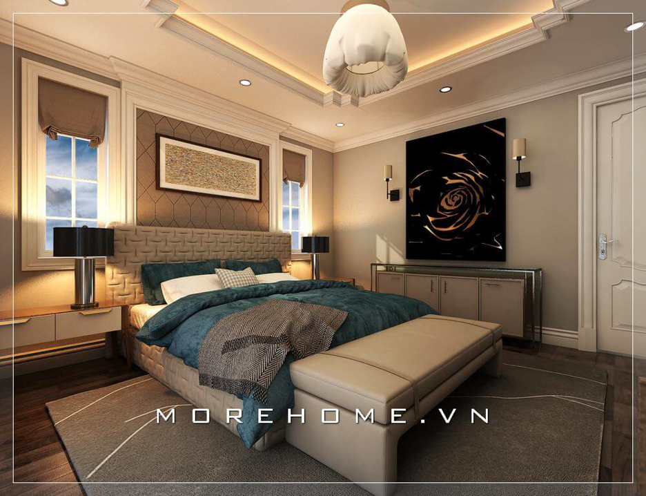 18 mẫu thiết kế phòng ngủ tại Hà Nội đẹp mê đắm lòng người